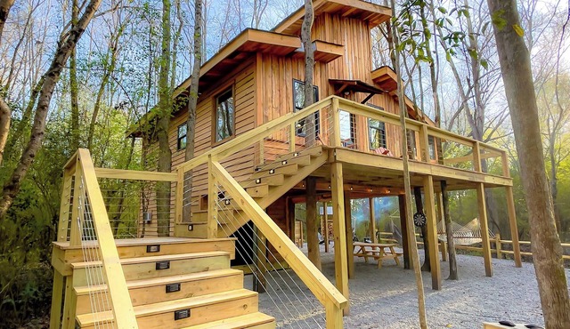 Enchanting Treehouse with Modern Amenities