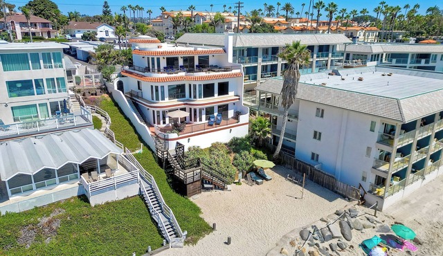 Exclusive Beachfront Duplex in Carlsbad Village – Ocean Views, Sleeps 9