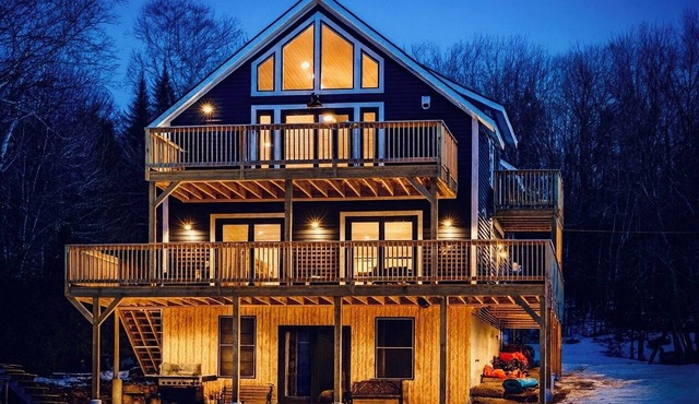 Experience Lakeside Living with a Perfect Blend of Rustic Charm & Modern Luxury