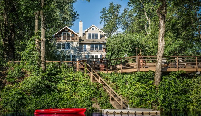 Featured on HGTV.com! New Bucks County All Season River Home. No hidden fees.