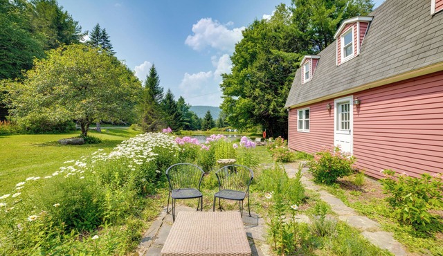 Fire Pit & On-site Pond: Wooded Walton Home!