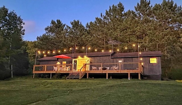 Groovy 2-bedroom clubhouse on 5 private acres in the Western Catskills