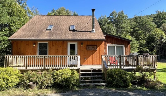Knotty Pine - Private cabin nestled in the woods, fire pit, near CDP/ASV
