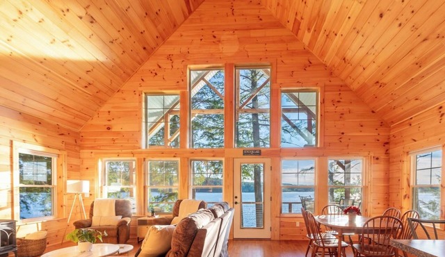 Lakefront Cabin with Private Dock & Stunning Views