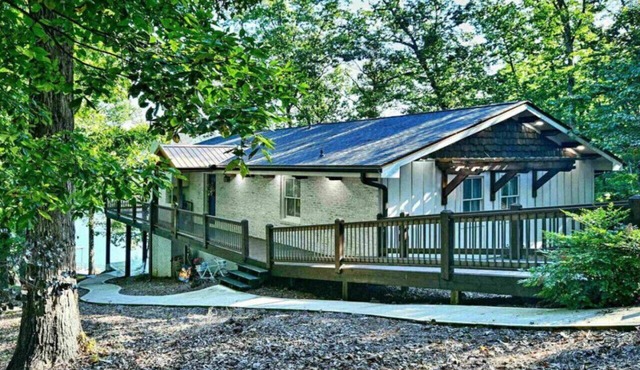 Lakefront Dream Home with Dock & Trailer Parking!