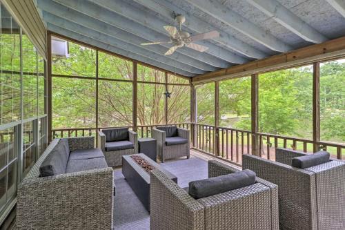 Lakefront House with Private Dock + Fire Pit!