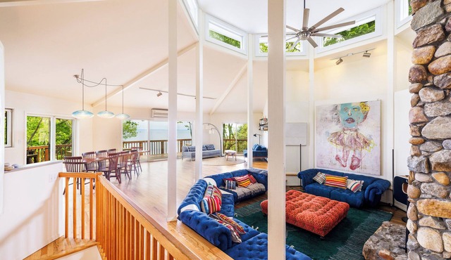 Large home with wraparound ocean views