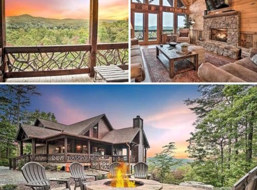 Long-Range Views Game Room Fire Pit Pets