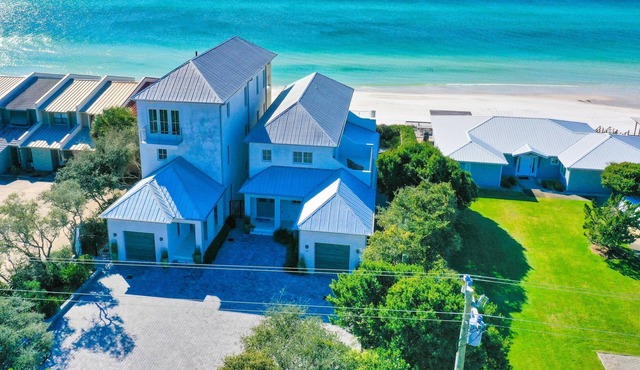 Moonshadow & Stargazy - Gorgeous 10-Bedroom Gulf Front Masterpiece on 30A!!