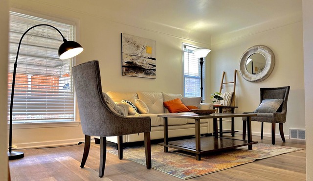 Nice home on quiet street lots of parking and huge basement
