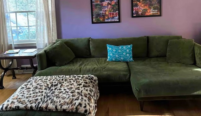 “Not the Ritz”, 2 mi Macon DT , very private fenced yard, off street parking!