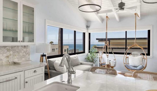 Oceanview 2,200 SF Home | Steps to Beach | Gym