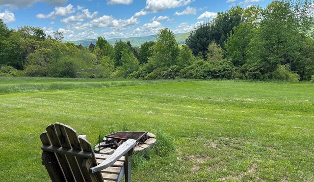 Our Rustic off grid Serenity Camp is 190 sq ft and 2300 feet through the woods.