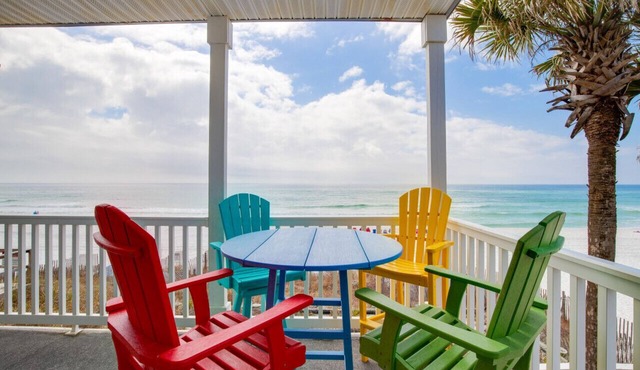 Private Beachfront on West Corner! Free Setups March-Oct! Deck access to beach!