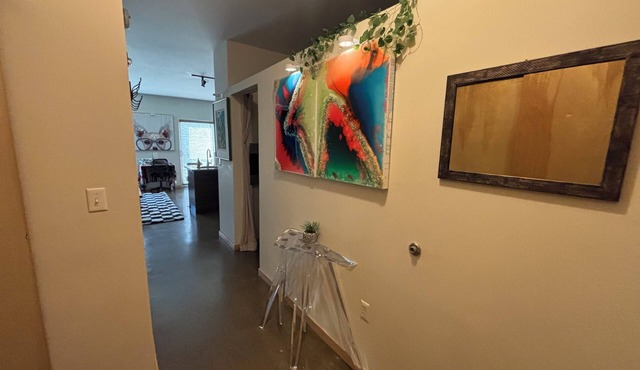 Private Charming Midtown 1-bedroom apartment in amazing Detroit with WiFi, AC