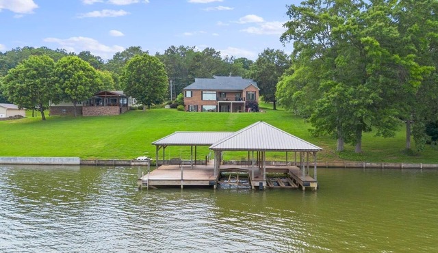 Private Dock + Game Room + Event Space for special occasions.