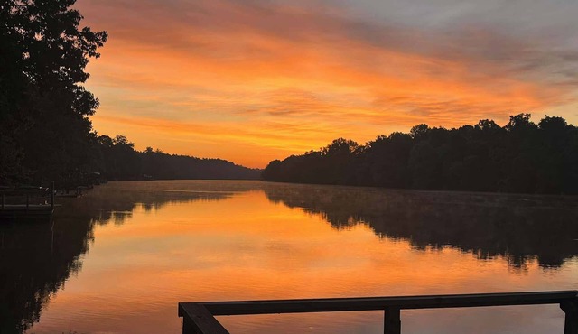 Private Waterfront Camper with Dock and Boat Ramp on Weiss Lake