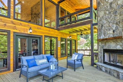 Riverfront Blue Ridge Escape w/Scenic Views! in Blue Ridge