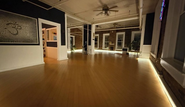 Rustic short‑term hospitality space in Downtown Watertown.