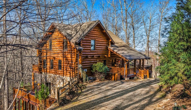 Sun-filled & serene cabin with private hot tub, deck, & amazing views