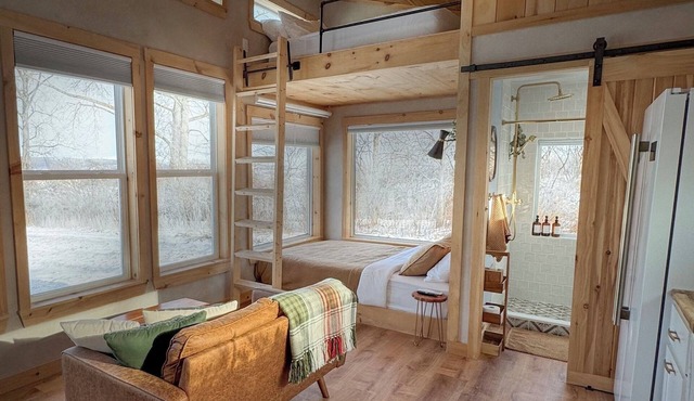 The Stead- A tiny home on an Alpaca farm in the beautiful Mohawk Valley.