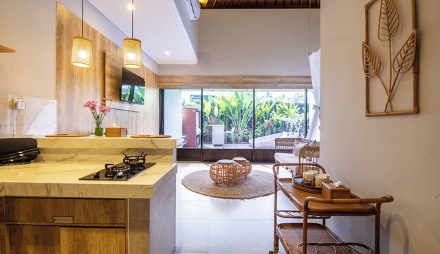 Tropical 1BR Sanctuary w/Private Pool, Garden View