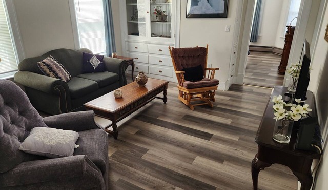 Very spacious, clean, and comfortable first floor unit. Close to major highway!
