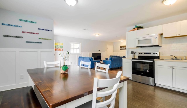 Walk to Atlantic Beach: Family Gem w/Fenced Yard