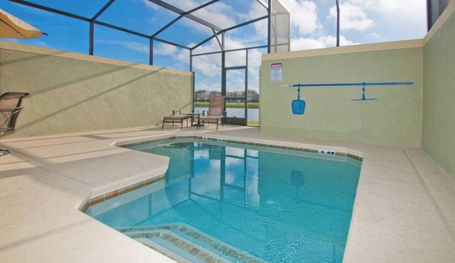 Waterfront Paradise Palms | Private Pool | 5BR | Minutes to Disney