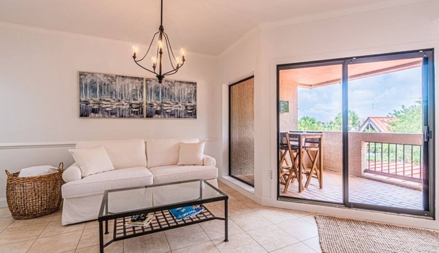 Waterfront Villa Steps from Shops with Marina View