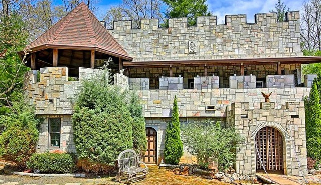 Whimsical Castle Rental for Unique Getaway in Blue Ridge Mountains, North Carolina